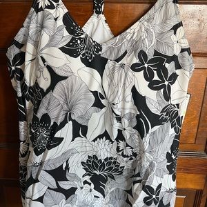 Tankini womens bathing suit top size 18W